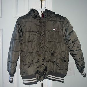Tommy Hilfiger Grey Boys Puffer Coat
